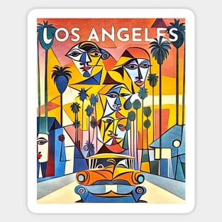 LOS ANGELES, globetrotters Sticker